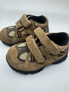 Smart Step Little Boys Sneakers * 5W *  two-tone suede-like * hook-and-loop